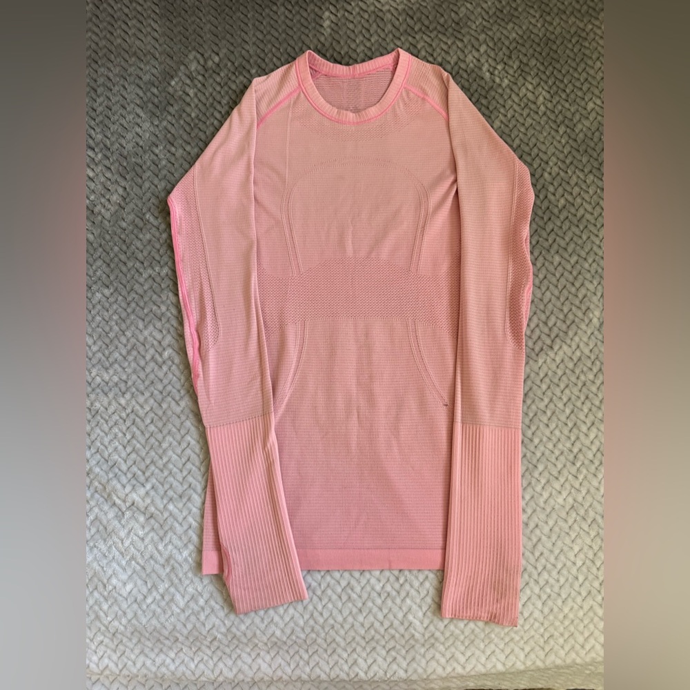 lululemon athletica Pink Long Sleeve Top